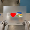 I Love Books Icon | DTF Transfer Ready to Press | Educational Heat Transfer