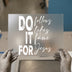 Do It For Jesus | DTF Transfer Ready to Press | Inspirational Heat Transfer