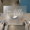 Be Still And Know That I Am God (Psalm 46:10) | DTF Transfer Ready to Press | Inspirational Heat Transfer