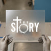 True Story Cross Crown DTF Transfer | Ready to Press | Christian Heat Transfer