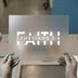 Faith Ephesians 2:8 | DTF Transfer Ready to Press | Modern Script Heat Transfer