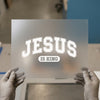 Jesus Is King | DTF Transfer Ready to Press | Collegiate Style Heat Transfer