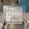 God Says You Are Words | DTF Transfer Ready to Press | Inspirational Heat Transfer