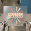 Retro Mama Sunshine | DTF Transfer Ready to Press | Groovy Heat Transfer