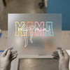 Mama with Bow | DTF Transfer Ready to Press | Retro Style Heat Transfer