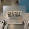 Leopard Print MAMA Design | DTF Transfer Ready to Press | Trendy Heat Transfer