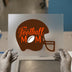 Football Mom Helmet | DTF Transfer Ready to Press | Game Day Heat Transfer
