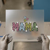 Mama Leopard Print & Daisy | DTF Transfer Ready to Press | Vibrant Heat Transfer
