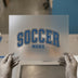 Glitter "Soccer Mama" Arch | DTF Transfer Ready to Press | Collegiate Style Heat Transfer