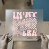 In My Racing Era | DTF Transfer Ready to Press | Retro Checkered Heat Transfer