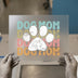 Dog Mom Paw Print | DTF Transfer Ready to Press | Retro Distressed Heat Transfer