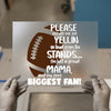 Proud Mama Football Fan | DTF Transfer Ready to Press | Game Day Heat Transfer