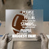 Proud Mama Football Fan | DTF Transfer Ready to Press | Game Day Heat Transfer