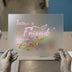 Mother Is First Best Friend Forever | DTF Transfer Ready to Press | Floral Script Heat Transfer
