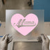 Mama Heart Script | DTF Transfer Ready to Press | Retro Style Heat Transfer