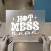 Hot Mess Mama | DTF Transfer Ready to Press | Retro Heat Transfer