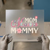 Mom Mama Mommy Floral Script | DTF Transfer Ready to Press | Mother's Day Heat Transfer
