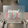 Blessed Mom Leopard Print | DTF Transfer Ready to Press | Vibrant Heat Transfer