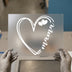 Heart Mama Script | DTF Transfer Ready to Press | Cute Heat Transfer