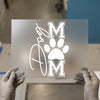 Dog Mom Paw Print | DTF Transfer Ready to Press | Pet Lover Heat Transfer