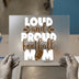 Loud & Proud Football Mom | DTF Transfer Ready to Press | Game Day Heat Transfer