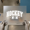 Hockey Mom Arch Text | DTF Transfer Ready to Press | Collegiate Sport Heat Transfer