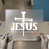 Jesus The Way The Truth The Life Cross | DTF Transfer Ready to Press | Christian Heat Transfer