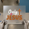 Only Jesus Cross | DTF Transfer Ready to Press | Christian Heat Transfer
