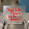 Jesus is the Reason for the Season | DTF Transfer Ready to Press | Festive Script Heat Transfer
