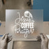 Jesus Coffee Prayer Design | DTF Transfer Ready to Press | Christian Heat Transfer