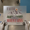 Faith Can Move Mountains | DTF Transfer Ready to Press | Motivational Heat Transfer
