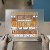 Faith Unseen But Felt DTF Transfer Ready to Press | Inspirational Heat Transfer