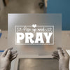 Rise Up and Pray DTF Transfer | Ready to Press | Inspirational Heat Transfer