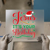 Jesus It's Your Birthday | DTF Transfer Ready to Press | Christmas Heat Transfer
