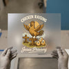 Chicken Raising Jesus Praising | DTF Transfer Ready to Press | Faith Heat Transfer