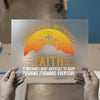 Faith & Mountains DTF Transfer Ready to Press | Inspirational Heat Transfer