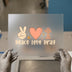 Peace Love Pray Boho DTF Transfer Ready to Press | Retro Style Heat Transfer