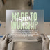 Made To Worship Psalm 95:1 | DTF Transfer Ready to Press | Faith Quote Heat Transfer
