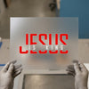Jesus Is King | DTF Transfer Ready to Press | Bold Statement Heat Transfer