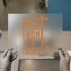 Rise From The Crisis Cross | DTF Transfer Ready to Press | Inspirational Heat Transfer