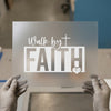 Walk by Faith DTF Transfer Ready to Press | Christian Heat Transfer