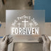 Not Perfect Just Forgiven Crosses | DTF Transfer Ready to Press | Christian Heat Transfer