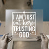 Trusting God Quote | DTF Transfer Ready to Press | Faith-Inspired Heat Transfer