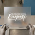 Created With A Purpose | DTF Transfer Ready to Press | Inspirational Heat Transfer