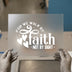 Faith Walk Scripture | DTF Transfer Ready to Press | Inspirational Heat Transfer