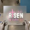 He Is Risen Matthew 28:6 Easter DTF Transfer | Ready to Press | Christian Heat Transfer