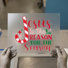 Jesus Is The Reason For The Season | DTF Transfer Ready to Press | Holiday Heat Transfer
