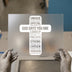 God Says You Are Loved Cross | DTF Transfer Ready to Press | Christian Heat Transfer