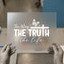 The Way The Truth The Life Butterfly & Cross | DTF Transfer Ready to Press | Faith Heat Transfer