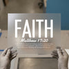 Faith Matthew 17:20 | DTF Transfer Ready to Press | Inspiring Quote Heat Transfer